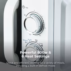 Tower Sonar White Kettle, 2 Slice Toaster & Manual Microwave Set
