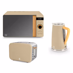 Swan Nordic Oatmeal Kettle 2 Slice Toaster & Microwave Matching Set