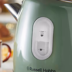 Russell Hobbs Stylevia Sage Kettle & 4 Slice Toaster Set in Green