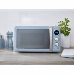 SWAN Retro Blue Jug Kettle Toaster Microwave Bread Bin & Canisters