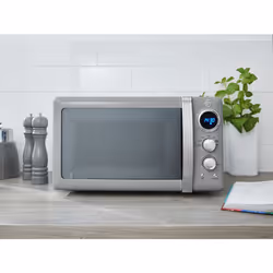 SWAN Retro Grey Kettle Toaster Microwave Air Fryer & Slow Cooker Set