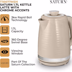 Tower Saturn Latte Kettle 2 Slice Toaster & Microwave Matching Set