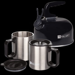 Valiant Camping Kettle & Insulated Mug Set