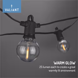 Valiant Hanging String Lights (7.5m with 25 LED Bulbs)