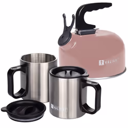 Valiant Camping Kettle and Insulated Mugs