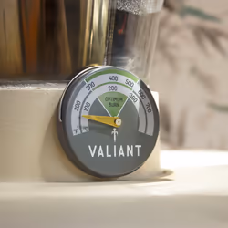 6 Blade Stove Fan, Magnetic Thermometer and Moisture Meter