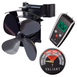 Valiant Remora Stove Pipe Fan, Thermometer and Moisture Meter