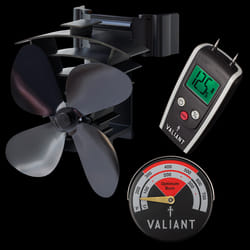 Valiant Remora Stove Pipe Fan, Thermometer and Moisture Meter