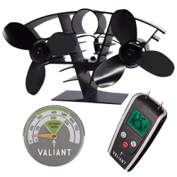 Valiant Whirlwind Stove Fan, Thermometer and Moisture Meter