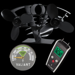 Valiant Whirlwind Stove Fan, Thermometer and Moisture Meter