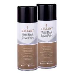 Valiant Matte Spray Paint in Black - 2 PACK