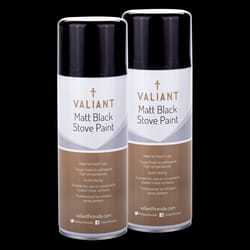 Valiant Matte Spray Paint in Black - 2 PACK