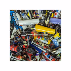Clipper Refillable Gas Lighters 10 x Picture Designs