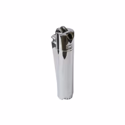 Clipper Metal Pipe Lighter Polished Chrome