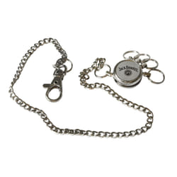 J.D. Keyring With Long Chain Hooks On Belt