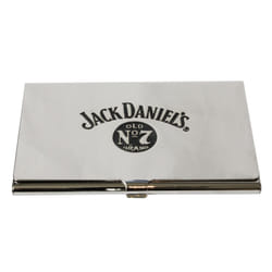 Jack Daniels Business Card Case Chrome