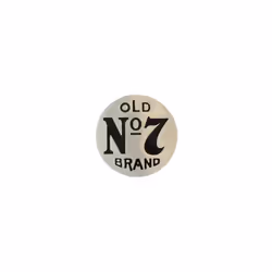 Jack Daniels Old No. 7 Round belt buckle