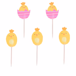 PME Easter Cupcake Toppers - Chicks, Set of 24
