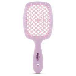 Detangling Brush for All Wet or Dry Hair Types - Pain-Free Brushing, Vented Hair Brush - Lightweight Handle with Extreme Flex to Contour to Scalp Amet