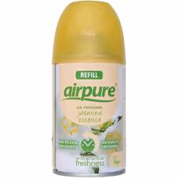 AIRPURE AIR FRESH AUTO REFILL JASMINE 250ML (Pack of 6)