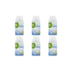Airwick Freshmatic Max Crisp Linen & Lilac Automatic Refill, 250 ml (Pack of 6)