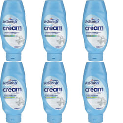 Astonish Bleach Cream Cleaner - Powerful Cleaning Action 550ML (Pack of 6)