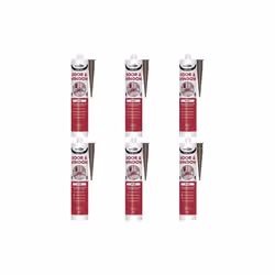 Bond It Brown Frame Mate Door and Window Silicone 310ml BDFMBR (Pack of 6)