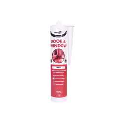 Bond it Frame Mate Door & Window Silicone Sealant White EU3, 310ml  BDFMWH (Pack of 6)