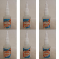 BOND IT HIgh Viscosity Super Glue Adhesive Clear Cyanoacrylate 50g HVC1650 (Pack of 6)