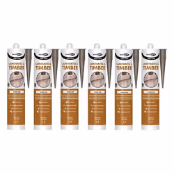 Bond IT LAMI MATE Flexible SEALANT Gap Filler Dark Oak BDLSDO (Pack of 6)