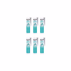 Bond It Multi-Mate GP Multi Purpose Silicone Sealant EU3 Grey  BDMGR (Pack of 6)