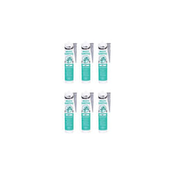 Bond It Multi-Mate GP Multi Purpose Silicone Sealant EU3 Grey  BDMGR (Pack of 6)