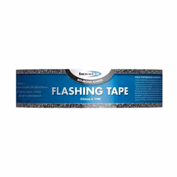 Bond-It Flashing Tape 50mm x 10Metres, Black, BDF001 (Pack of 6)