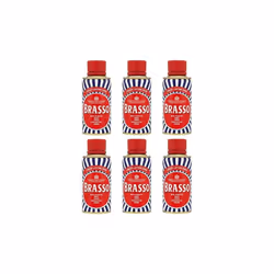 Brasso Metal Polish Liquid For Brass Copper Chrome, 175ml (Pack of 6)