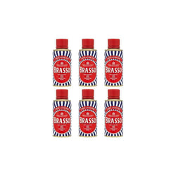 Brasso Metal Polish Liquid For Brass Copper Chrome, 175ml (Pack of 6)