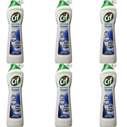 Cif Original Cream Cleaner multipurpose cleaner 500ml (White bottle) (Pack of 6)