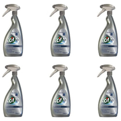 Cif Professional Stainless Steel and Glass Cleaner 750 mL (Pack of 6)
