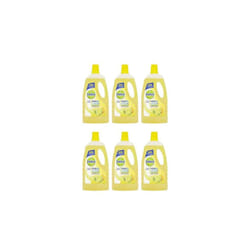 Dettol Power and Fresh Floor Cleaner Lemon, 1L (Pack of 6)
