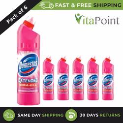 Domestos Pink Bleach 750ml (Pack of 6)