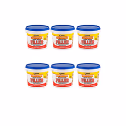 Everbuild All Purpose Ready Mixed Filler, White, 1 kg RMFILL1 (Pack of 6)