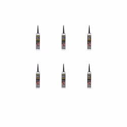 Everbuild Everflex Roof and Gutter Sealant, Black, 300ml ROOF (Pack of 6)