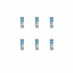 Everbuild Flexible Decorators Filler, White, 290 ml   FLEX (Pack of 6)