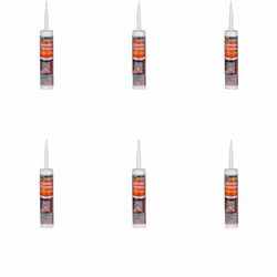 Everbuild General Purpose Silicone, Clear, 310 ml       12GPSTR (Pack of 6)