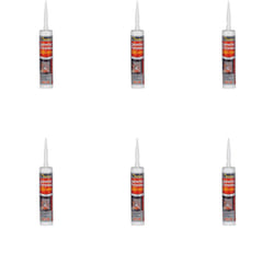 Everbuild General Purpose Silicone, Clear, 310 ml       12GPSTR (Pack of 6)