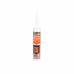 Everbuild General Purpose Silicone, Clear, 310 ml       12GPSTR (Pack of 6)