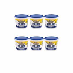 Everbuild Ready Mixed Fine Surface Filler, White, 600 g RMFINE (Pack of 6)