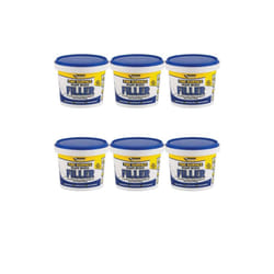 Everbuild Ready Mixed Fine Surface Filler, White, 600 g            RMFINE (Pack of 6)