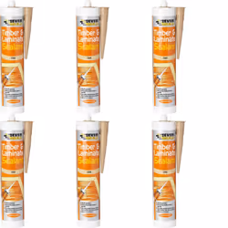 Everbuild Timber and Laminate Sealant, Oak, 300ml   TIMBOAK (Pack of 6)