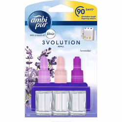 Febreze Ambi Pur 3Volution Plug In Refill Lavender, 20 ml (Pack of 6)