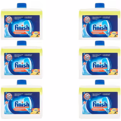 Finish Dishwasher Cleaner Lemon Sparkle 250ml (Pack of 6)